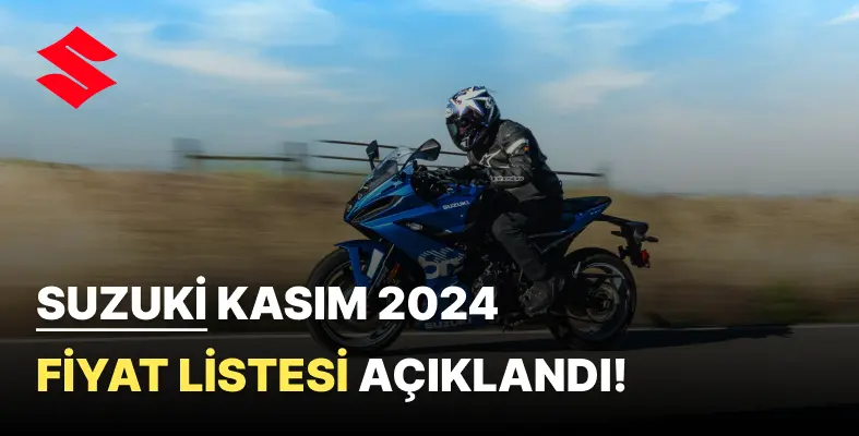 Suzuki Motosiklet Ocak 2025 Fiyat Listesi