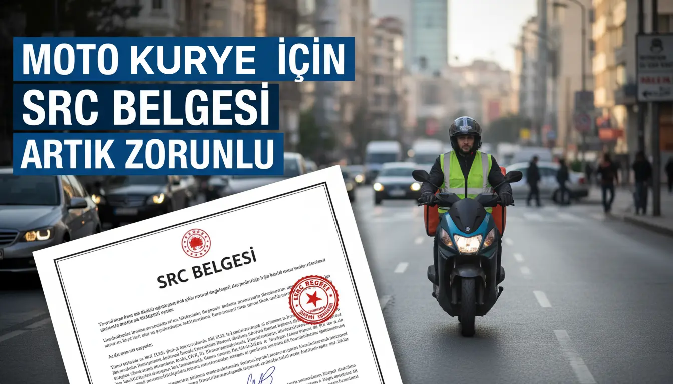 Moto Kurye İçin SRC Belgesi Artık Zorunlu! 2026