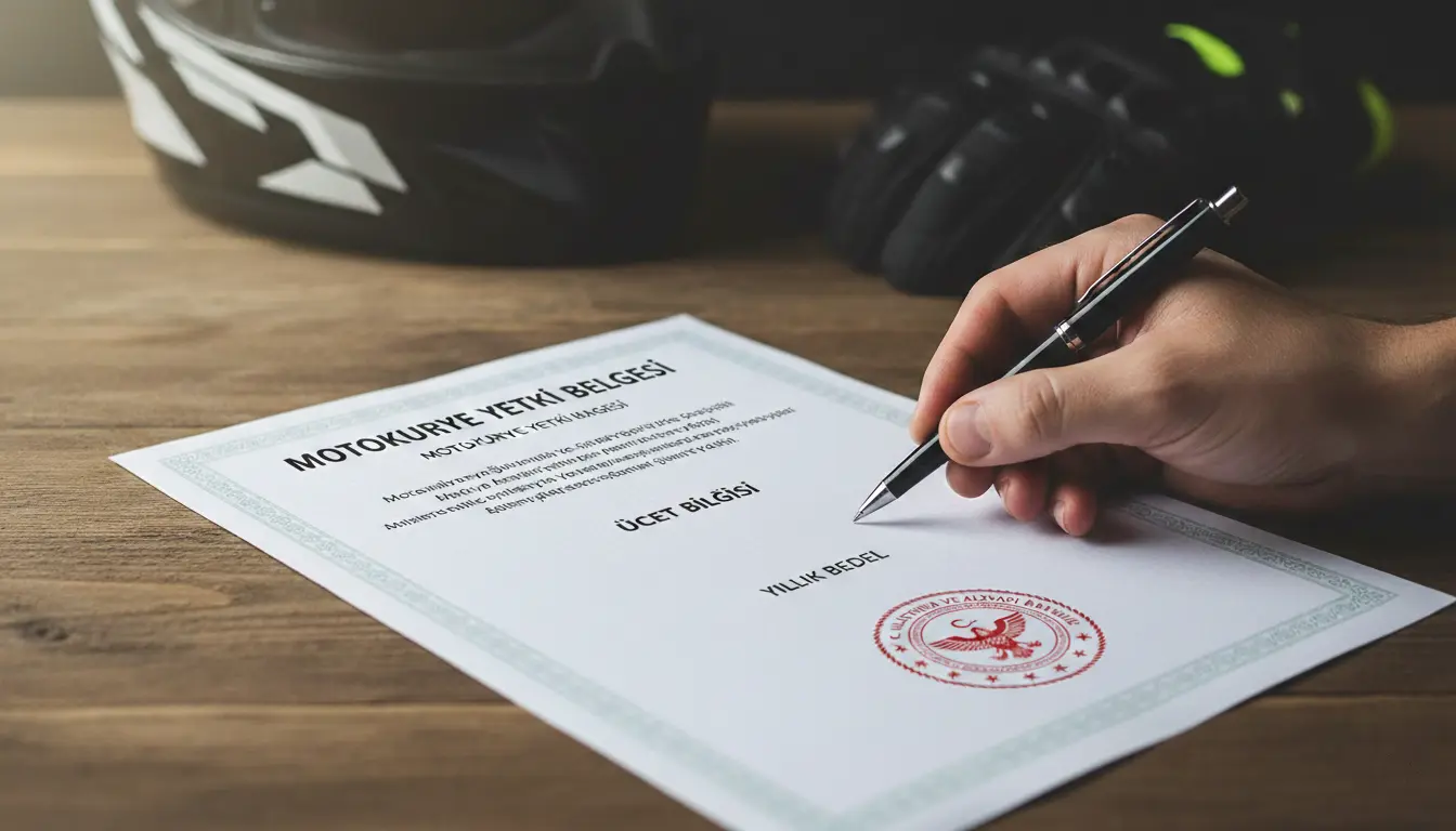 Motokurye Yetki Belgesi Ücreti Ne Kadar? 2026